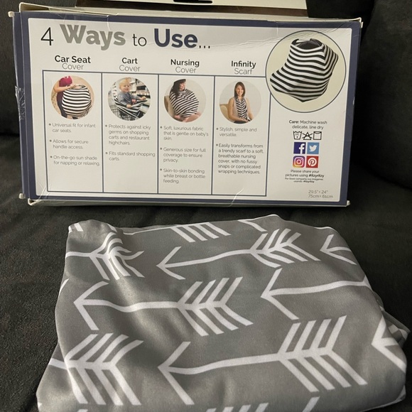 Two Itzy Ritzy multi use covers - Picture 2 of 2